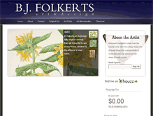 Tablet Screenshot of bjfolkerts.com